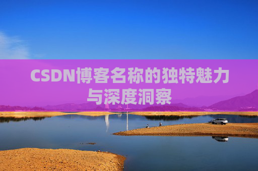 CSDN博客名称的独特魅力与深度洞察